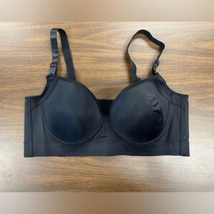 Women Seamless back smoothing Push Up Bra 3/4 Coverage Soft Padded Underwire.